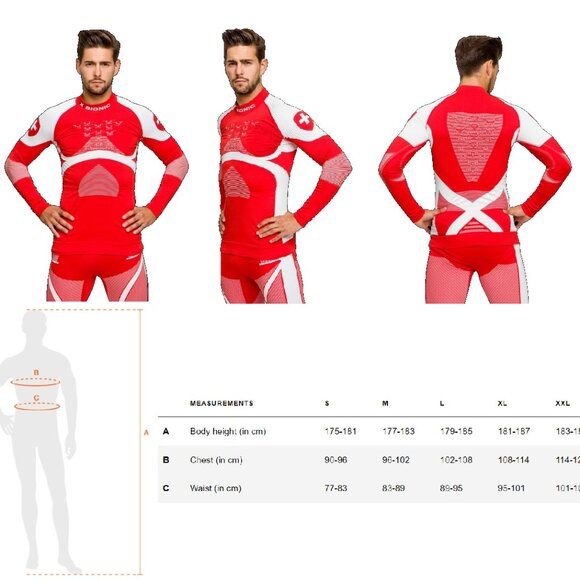 X-BIONIC Energy Accumulator 4.0 Patriot Long Sleeve Base Layer - Picture 3 of 7